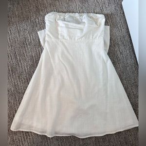 Billy J strapless dress with bow